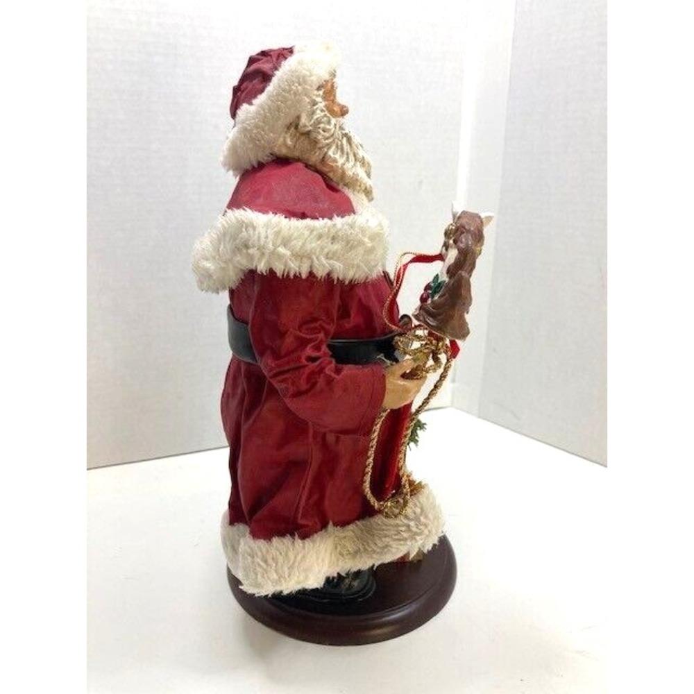 Vintage Fabric Mache Santa Caraouel Horse Gifts Collectible Figure 12 in - Picture 4 of 10